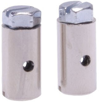 Schroefnippels Simson 8 x 15 mm (2 stuks) - Zilver