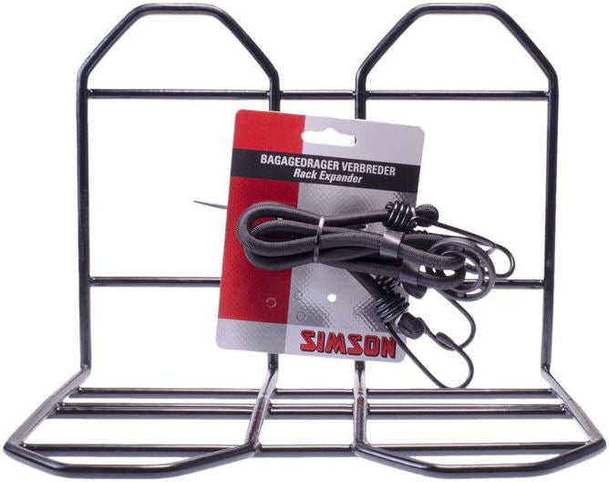 Bagagedrager verbreder Simson met spin