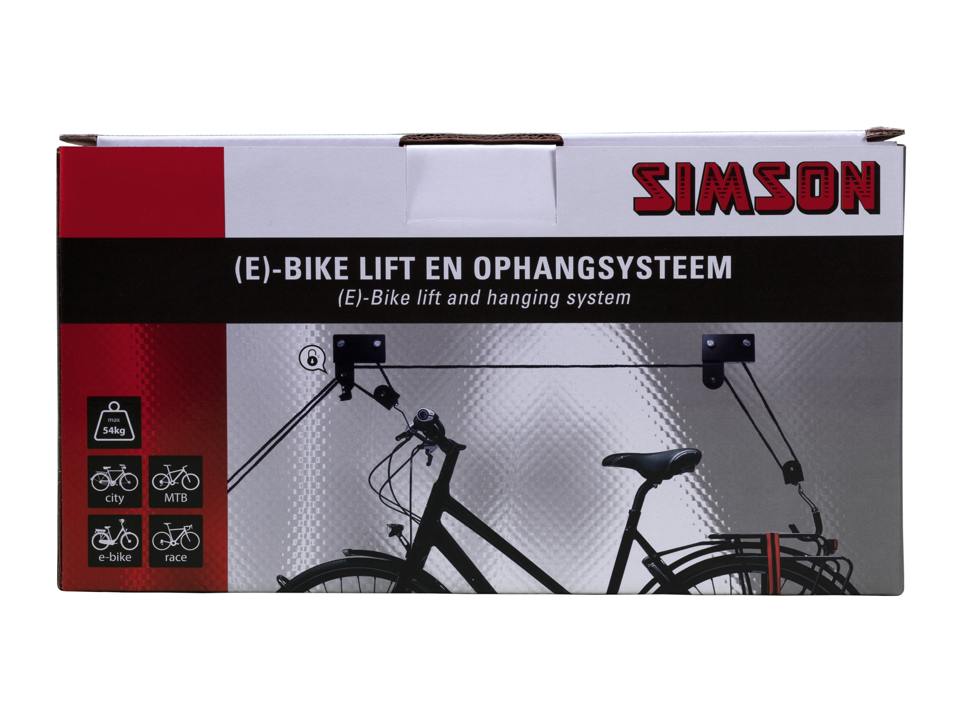 Simson (E)-bike lift en ophangsysteem