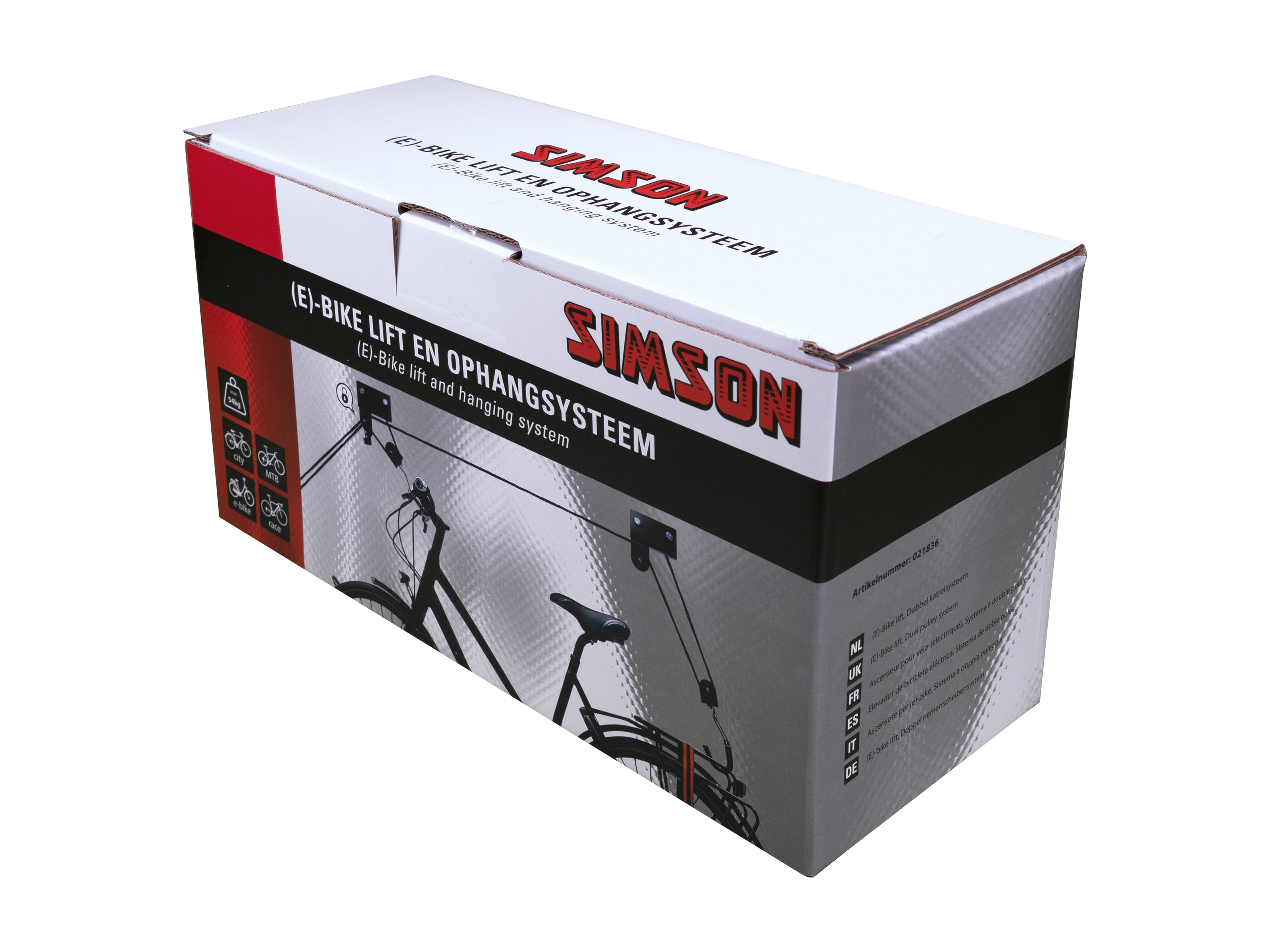 Simson (E)-bike lift en ophangsysteem