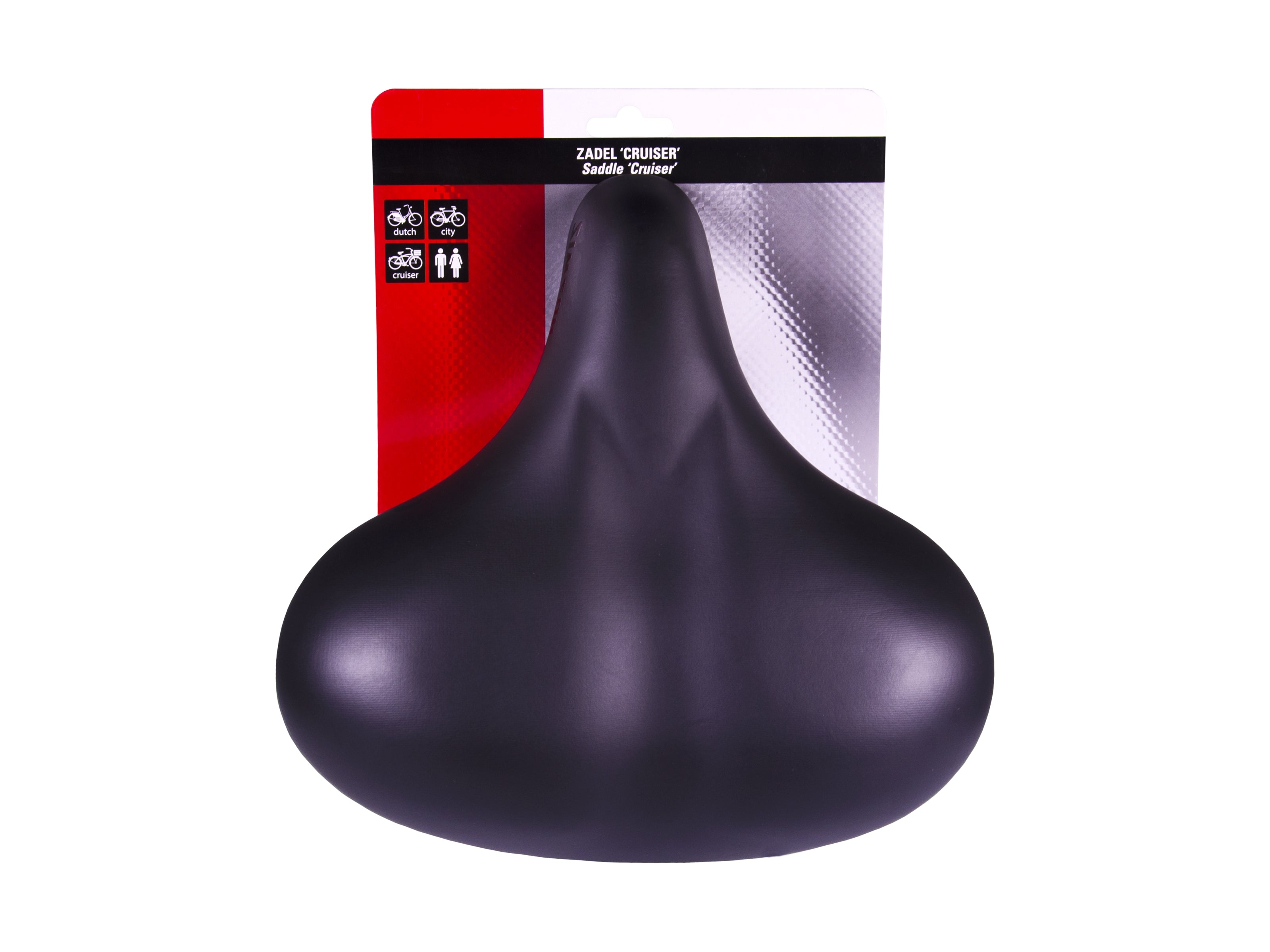 Fietszadel Simson Cruiser - zwart