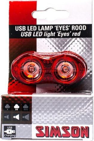 Simson USB LED-lamp 'Eyes' - wit
