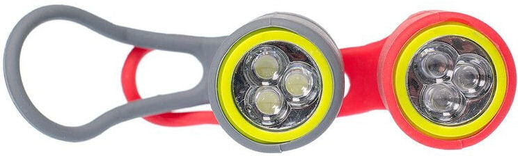 Simson Verlichtingsset LED ''Simmy'' - zwart/rood (batterij)