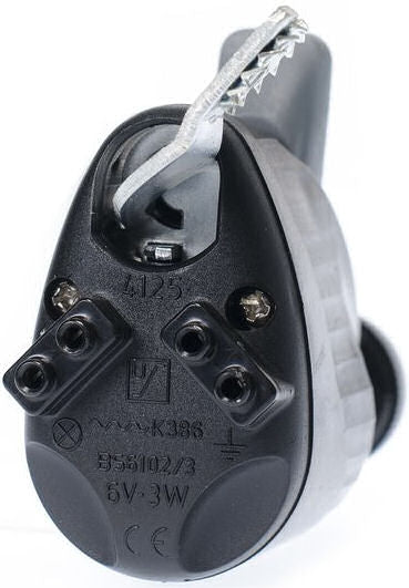 Simson Dynamo Links met Rubberen Loopwiel - zwart