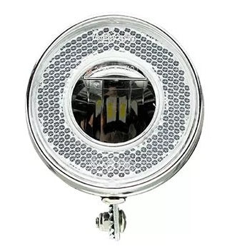 Simson batterij koplamp Classic Luxurious - zwart