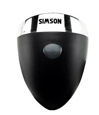Simson batterij koplamp Classic Luxurious - zwart