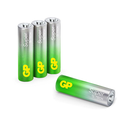GP Super Alkaline AA-batterijen 4PK – productafbeelding 2