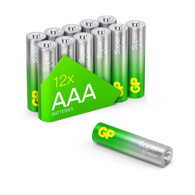 GP Super Alkaline AAA-batterijen 12PK