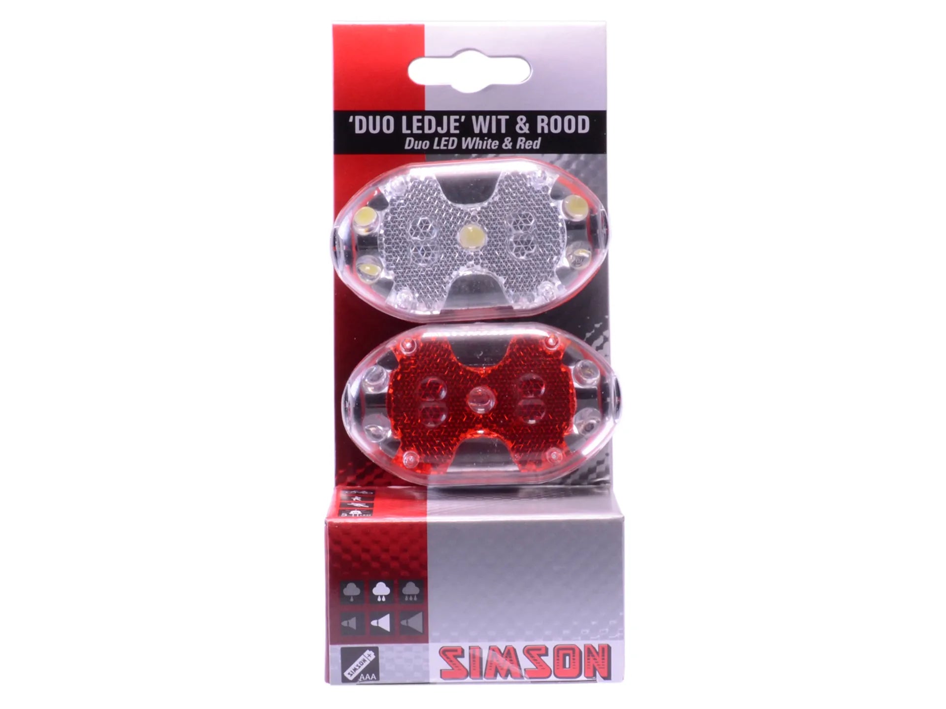 fiets verlichting - Simson Batterij verlichting set 5 LED's