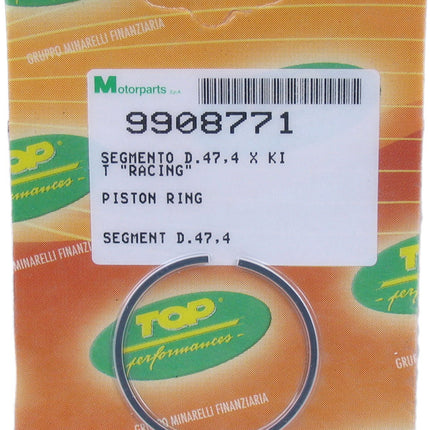 Segment de piston Top Performances ø47.4 Minarelli Horizontal/Vertical