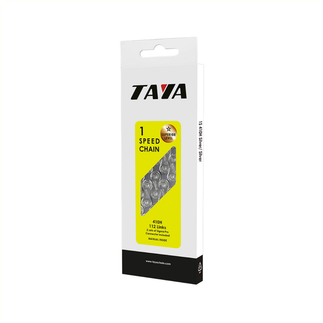 QB0805A Ketting Taya 410H 1/2x 1/8 zwart