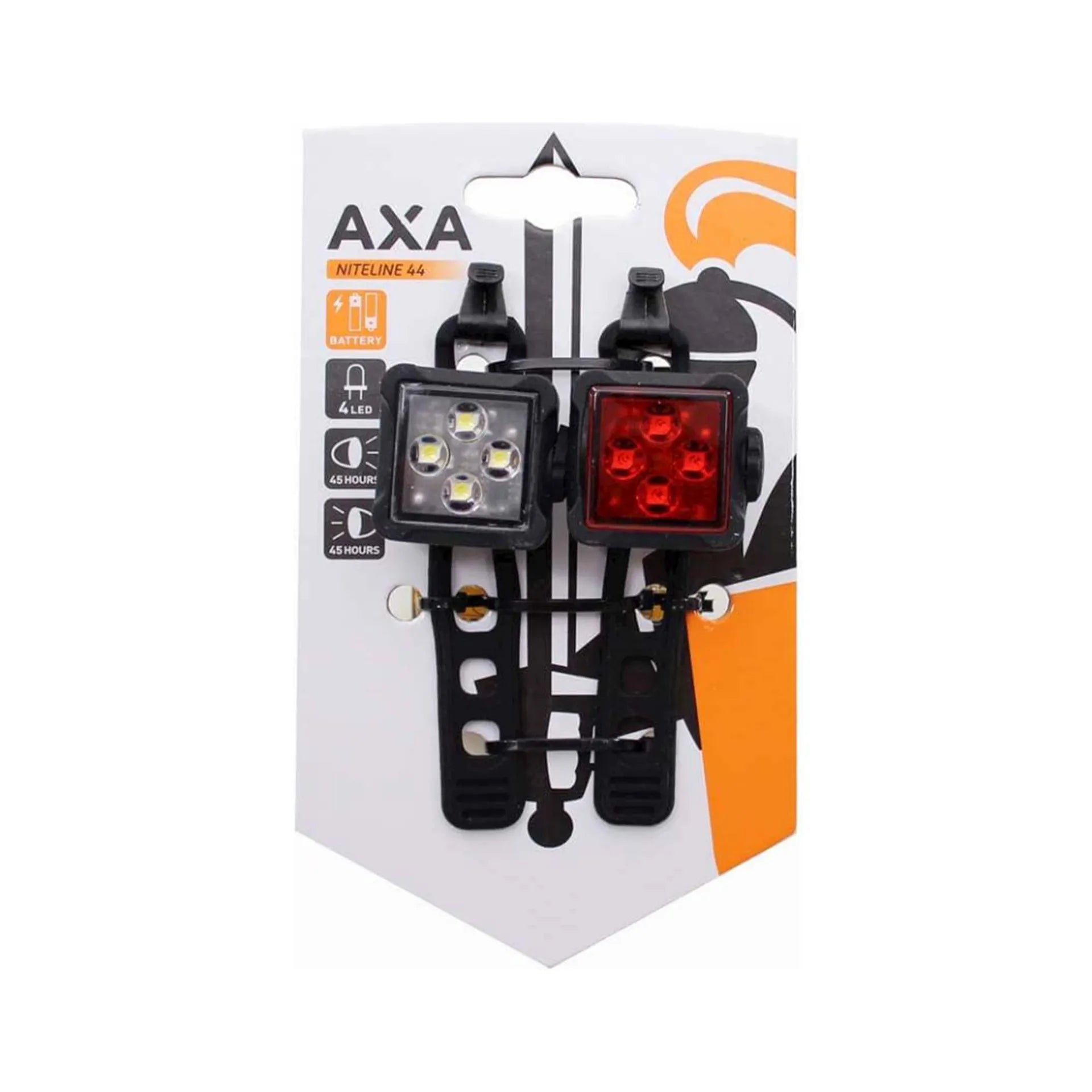 fiets verlichting - Axa Niteline 44 verlichtingsset Batterij