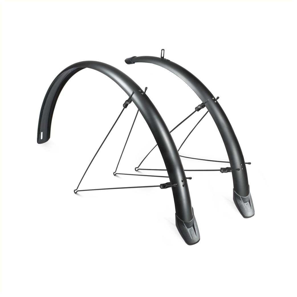 FA1302D Spatbord set 46/28 zwart Eleganc