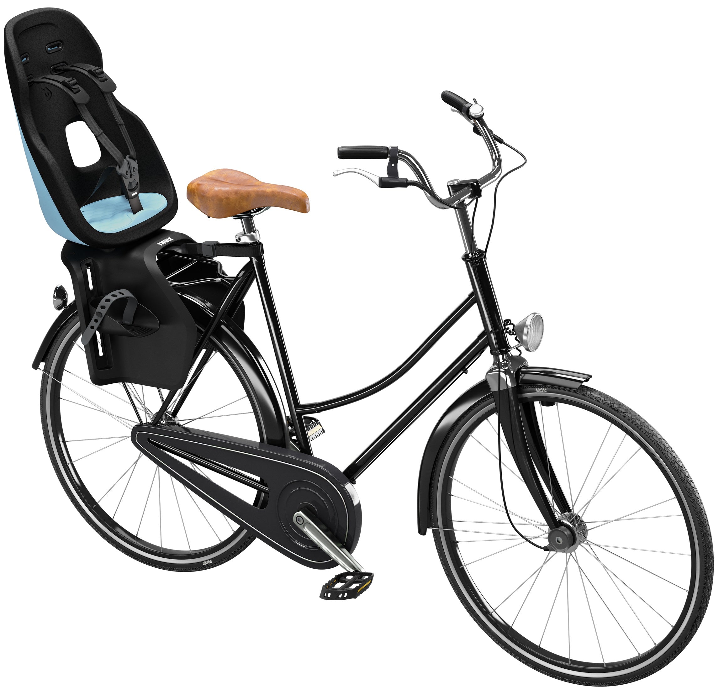 Kinderzitje achter Thule Yepp Nexxt 2 Maxi voor bagagedragerbevestiging - midnight black
