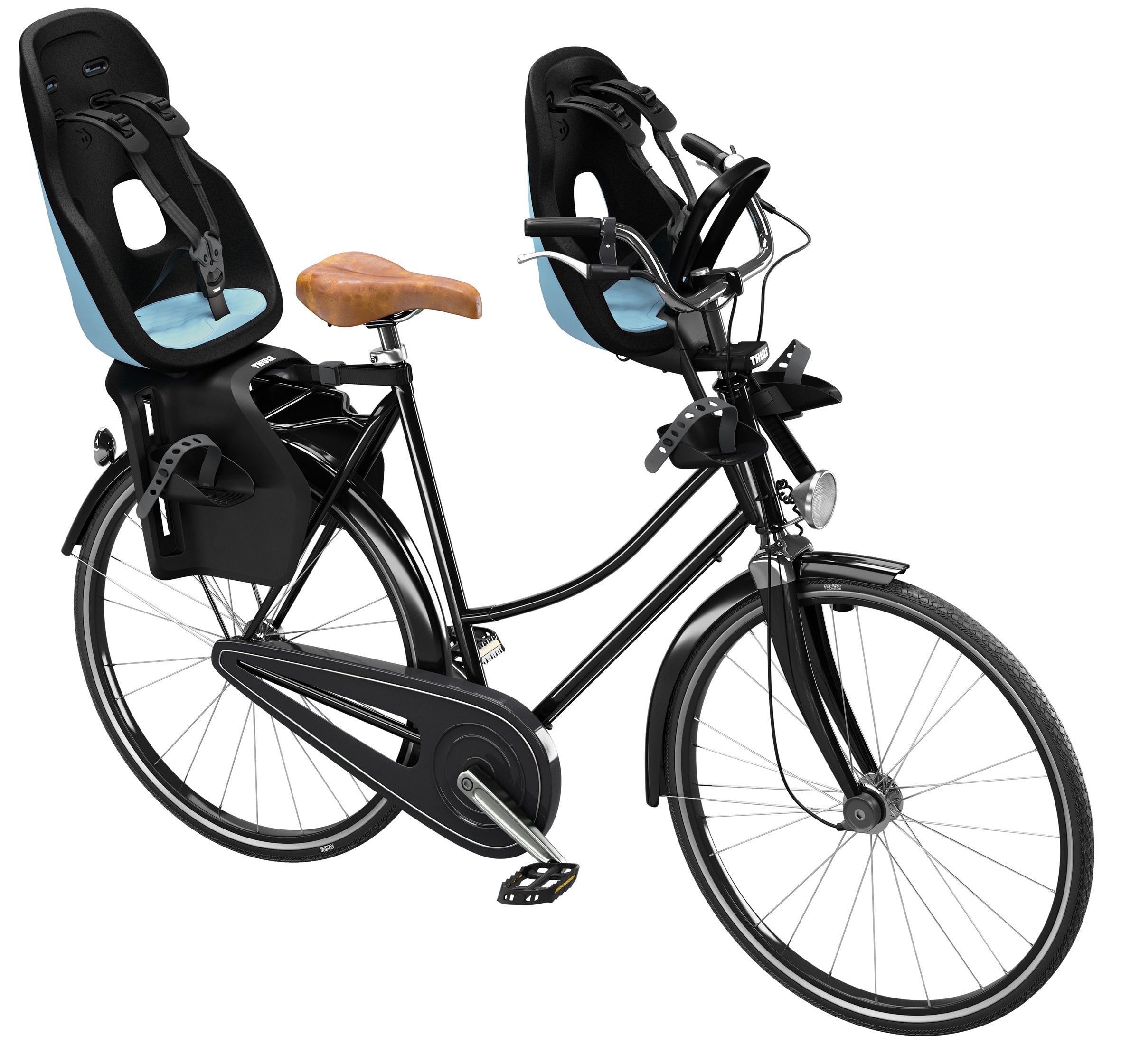Kinderzitje achter Thule Yepp Nexxt 2 Maxi voor bagagedragerbevestiging - midnight black