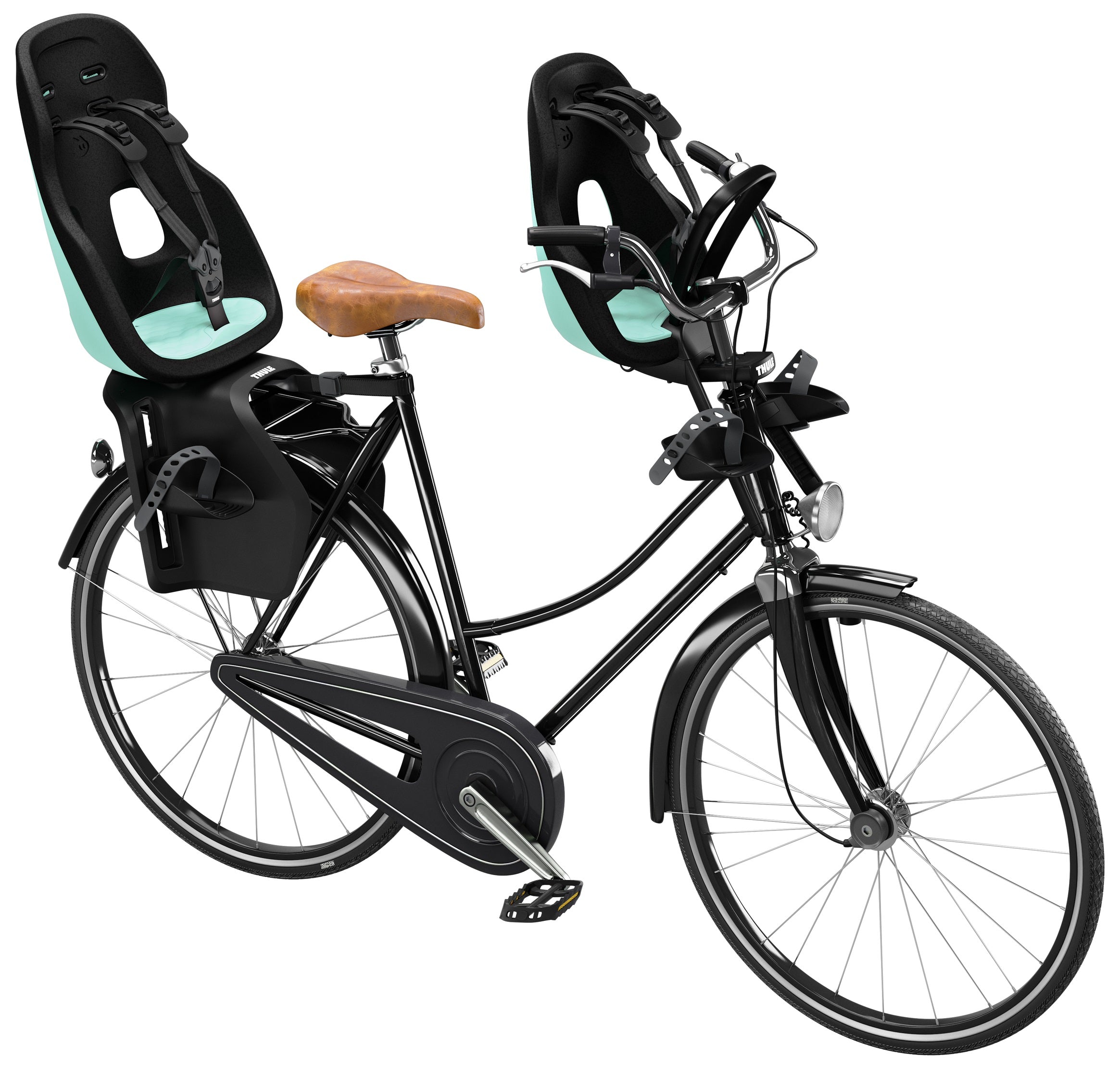 Kinderzitje achter Thule Yepp Nexxt 2 Maxi voor bagagedragerbevestiging - midnight black