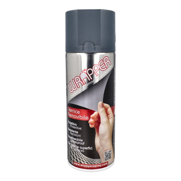 spuitlak wrapper glitter plastidip 400mL spuitbus zilver