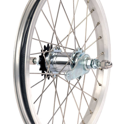 Achterwiel 16" Velg Zilver