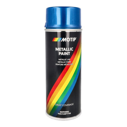 spuitlak motip 400mL spuitbus blauw metallic 04044