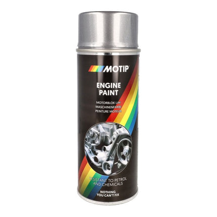 spuitlak motip motorblok hittebestendig 400mL spuitbus aluminium 04093