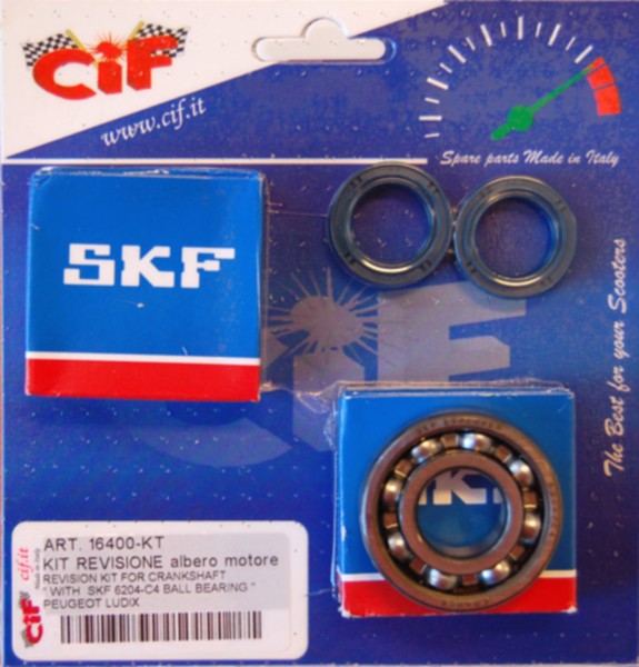 Kit roulements + joints spi vilo Cif 2T Citystar, Django, Jet Force, Kisbee 2T, Ludix, Streetzone 2T