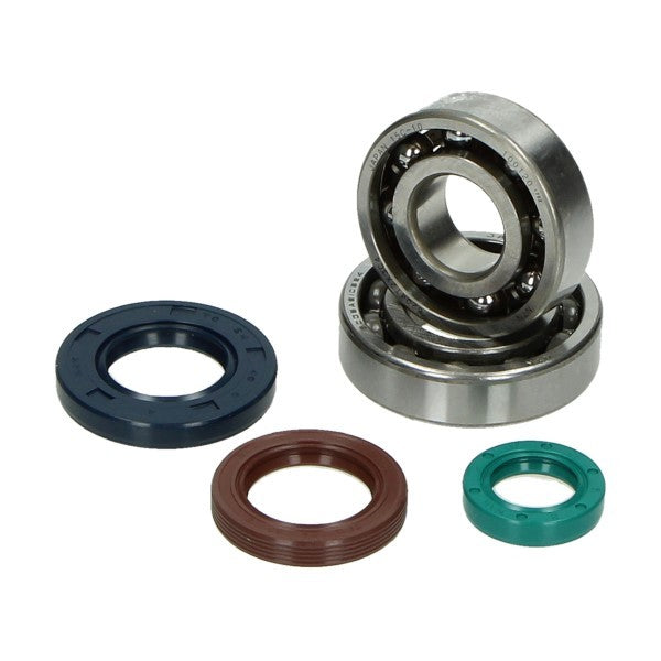 kit roulement+joint spi vilebrequin arrière 5 pièces morini, sr2000