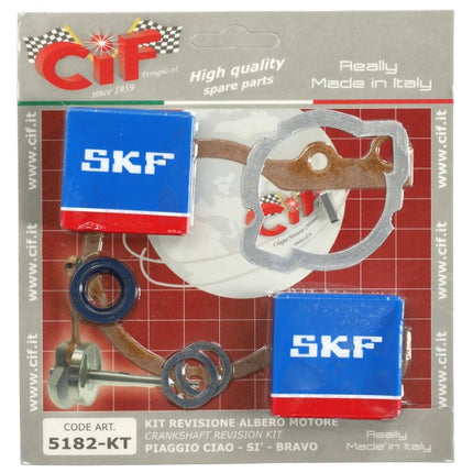 bearing+seal set cif crankshaft gasket set moped vespa