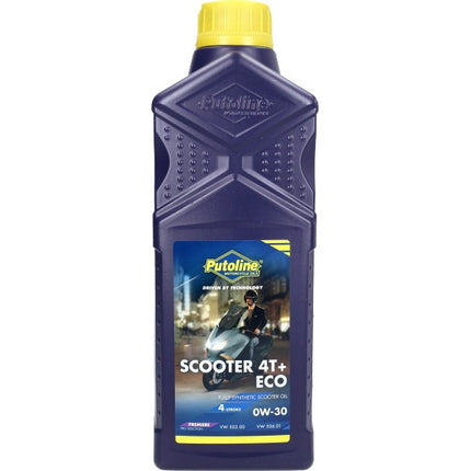 motorolie putoline 0w30 vol synth. scooter 4T +eco 1L fles piaggio, vespa 74216