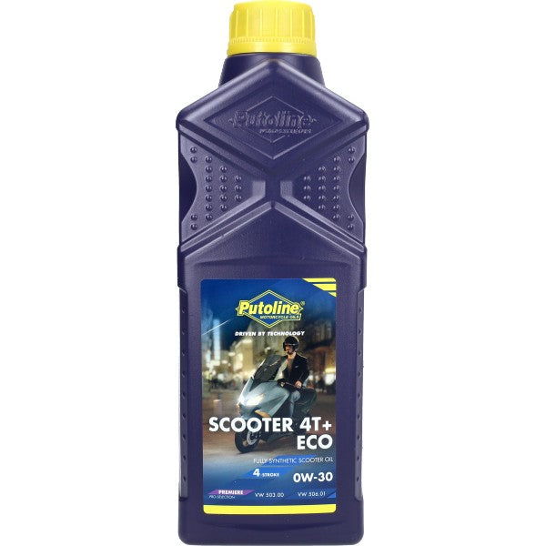 motorolie putoline 0w30 vol synth. scooter 4T +eco 1L fles piaggio, vespa 74216