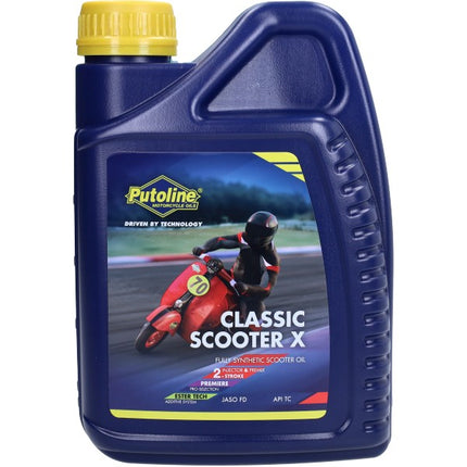 2-stroke oil Putoline Synthetic Classic Scooter X 1L bottle 70700
