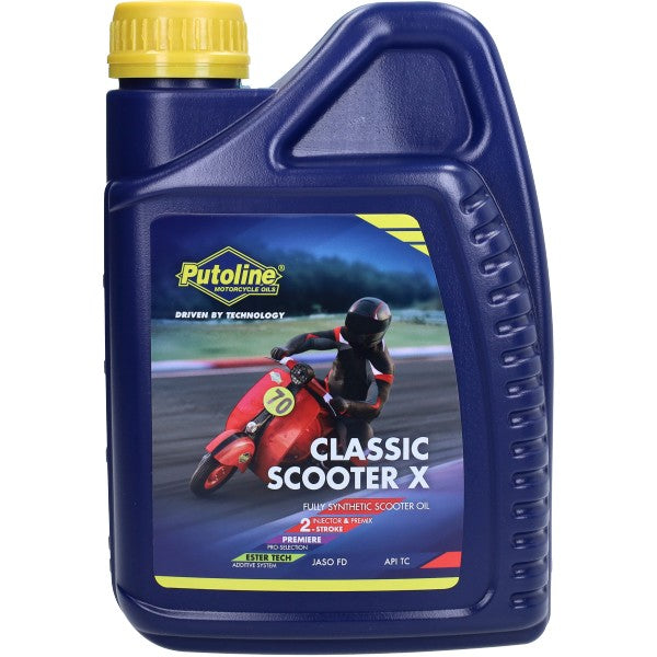 2-takt olie putoline synthetisch classic scooter X 1L fles 70700