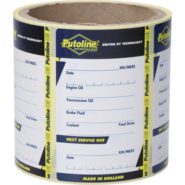 sticker putoline rol onderhoud 100pcs 80277