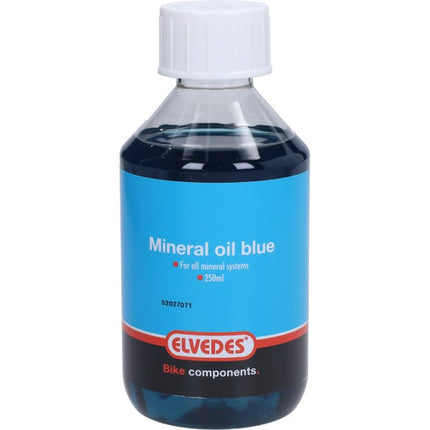 brake fluid elvedes mineral magura 250mL bottle blue bicycle, fatbike
