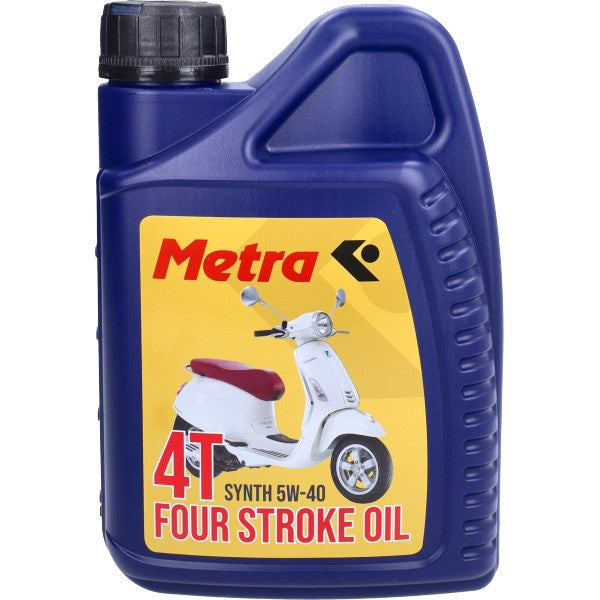 motorolie metrakit 5W40 synthetisch (Vespa) 1L fles