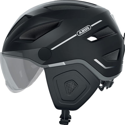 helmet Abus Pedelec/snorfiets 2.0 with visor LED NTA-8776 approved urban XS-S 51/55 velvet black