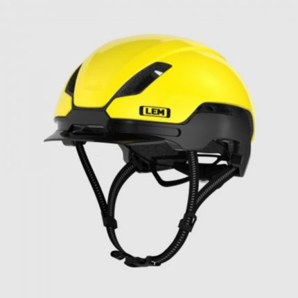 Casque colle vélo électrique/cyclomoteur GelMotion LED actuelle certification NTA-8776 M-L 56/59 jaune