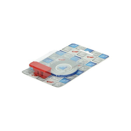 sticker universeel wielbies + montage-adapter blauw
