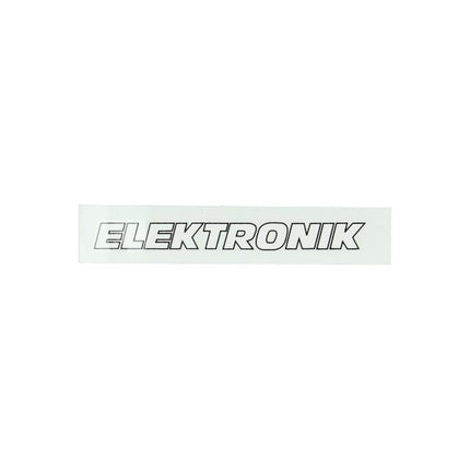 sticker (elektronik) wit/zwart kreidler