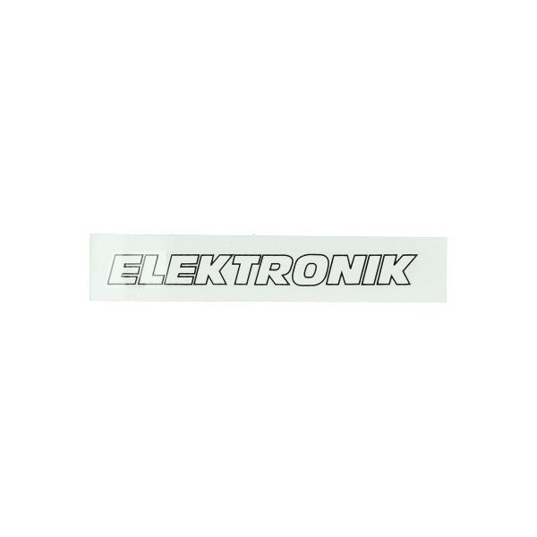 sticker (elektronik) wit/zwart kreidler