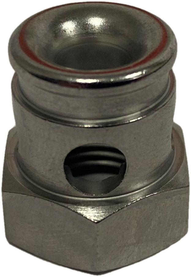 Sturmey Archer rechter geleidingsmoer voor as voor S3X naven - kort - HMN420