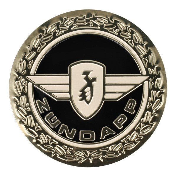 embleem benzinetank rond aluminium zundapp 020220