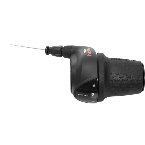 Draaiversteller (rechts) Shimano Nexus 8 SL-C6000 zonder remgreep en buitenkabel - zwart (werkplaatsverpakking)