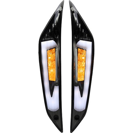 knipperlichtset Power1 led matrix E-Keur tube EVO-2 voor titanium piaggio, zip2000
