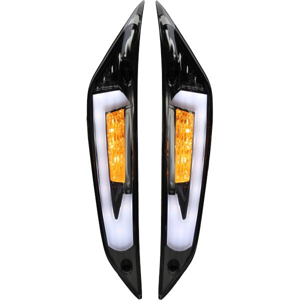 knipperlichtset Power1 led matrix E-Keur tube EVO-2 voor titanium piaggio, zip2000