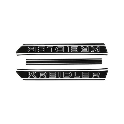 kit autocollant réservoir noir/blanc Kreidler