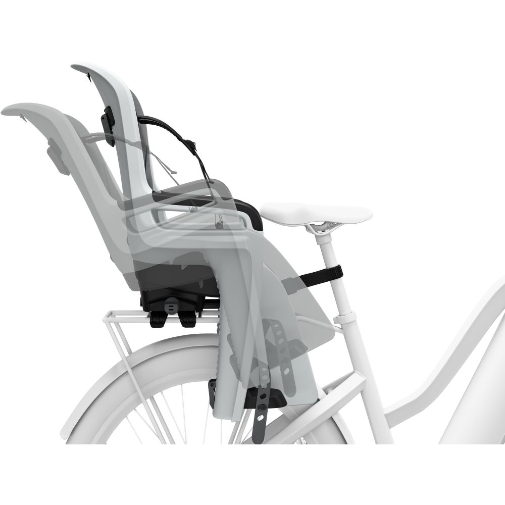 Kinderzitje achter Thule Ride Along 2 voor bagagedragerbevestiging - dark grey