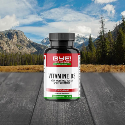 Vitamine D3 BYE! nutrition - 60 capsules