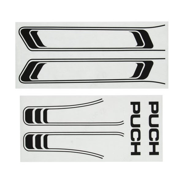 stickerset frame zwart puch maxi
