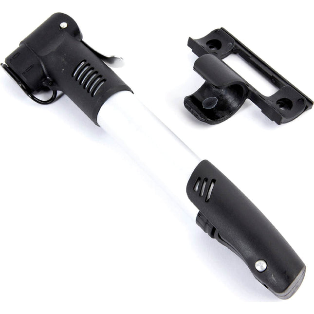 Mirage Mini pomp dualhead met frameklem uni zilver