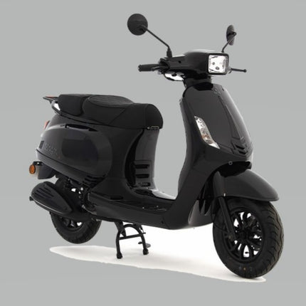 plaatwerkset nieuw type (ronde+vierkante koplamp) zwart glans 21-delig china lx/napoli, agm VX50, agm VX50s